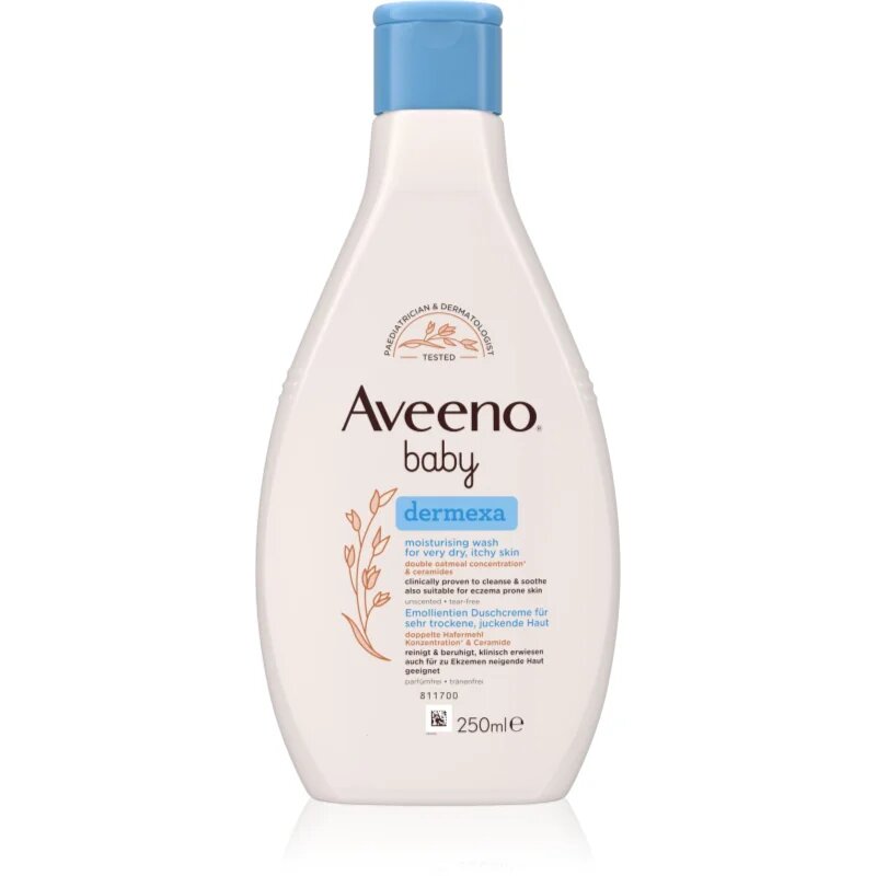 Aveeno Baby Dermexa vlažilni gel za umivanje 250 ml