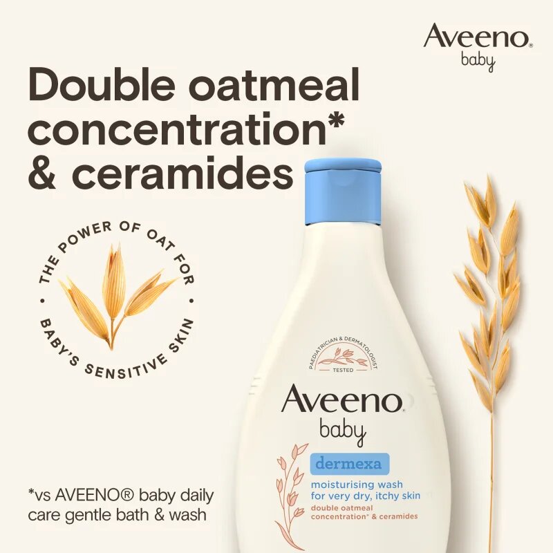 Aveeno Baby Dermexa vlažilni gel za umivanje 250 ml