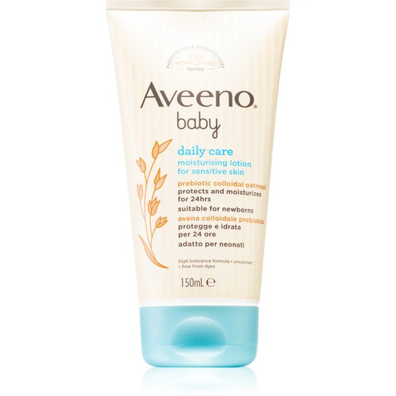 Aveeno Baby Moisturising lotion vlažilni losjon za telo za otroke od rojstva 150 ml