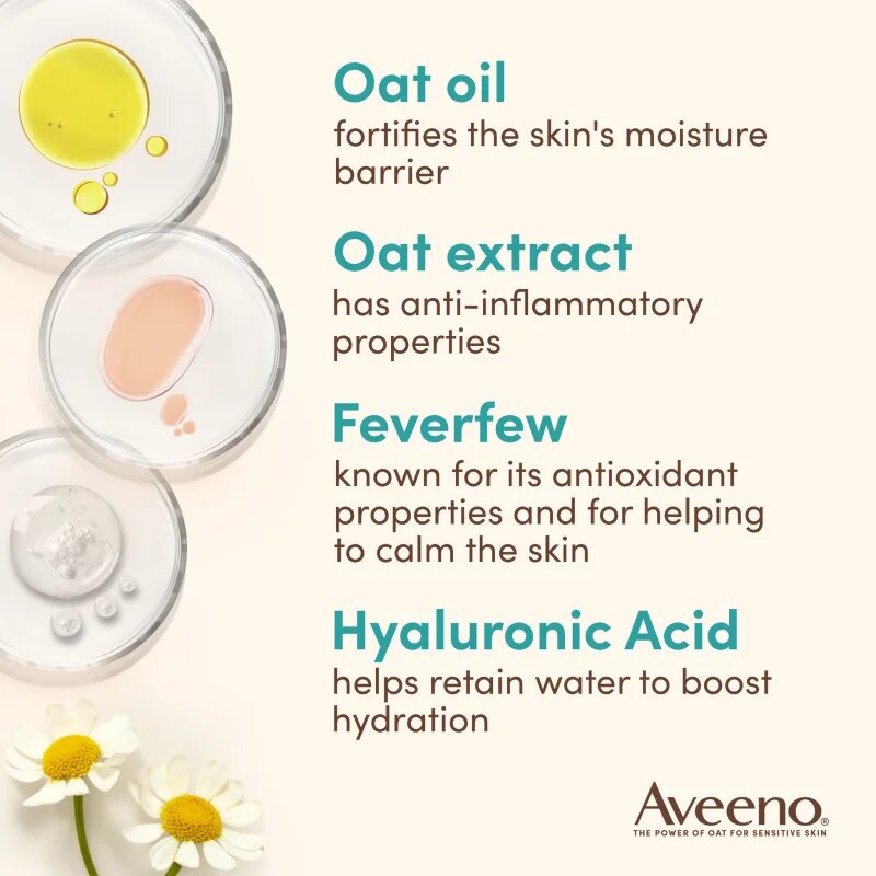 Aveeno Calm + Restore čistilna pena za obraz 200 ml