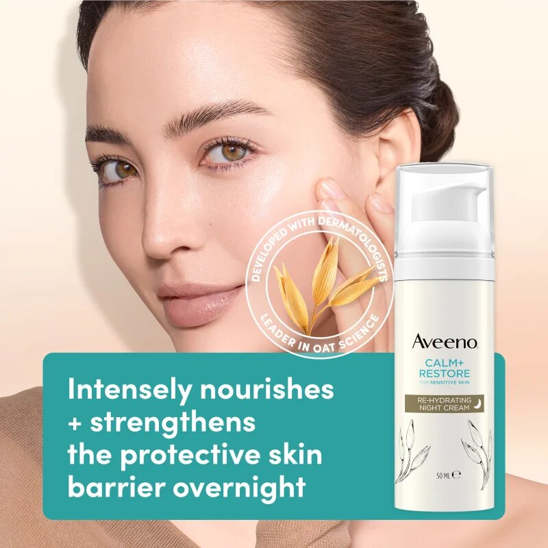 Aveeno Calm + Restore vlažilna nočna krema 50 ml