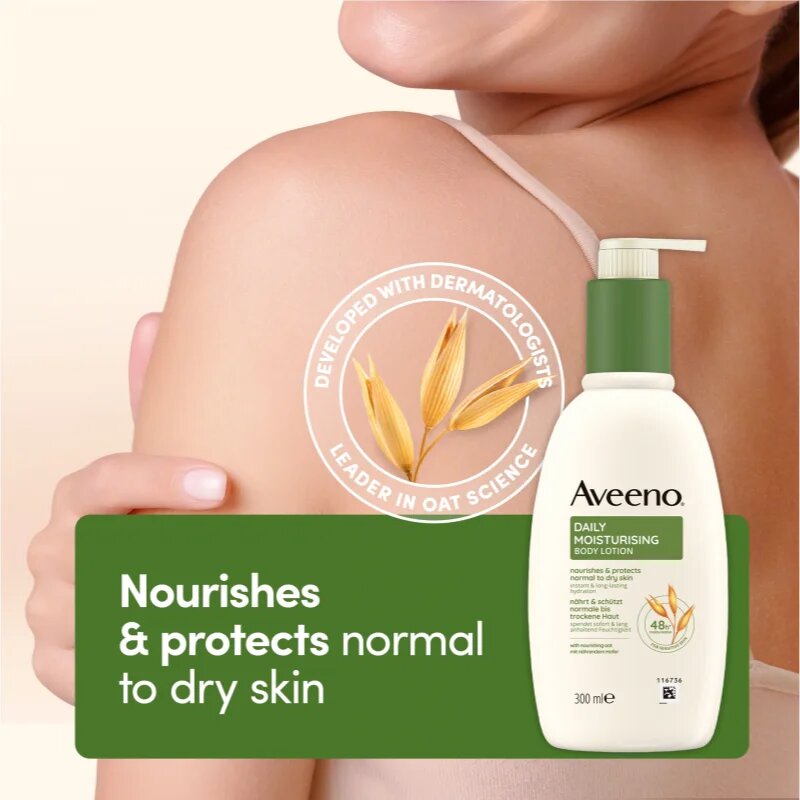 Aveeno Daily Moisturising Lotion vlažilna in hranilna krema 300 ml