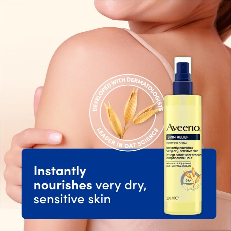Aveeno Skin Relief Body Oil Spray olje v pršilu za telo 200 ml