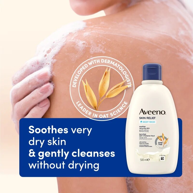 Aveeno Skin Relief Body wash pomirjajoči gel za tuširanje 500 ml