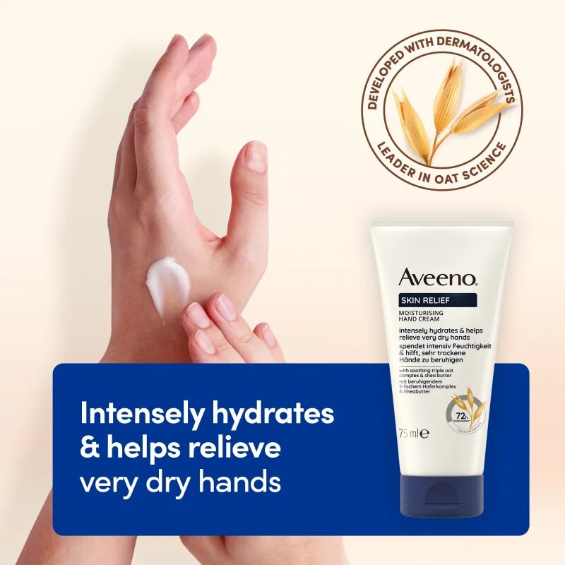Aveeno Skin Relief Hand Cream vlažilna krema za roke 75 ml
