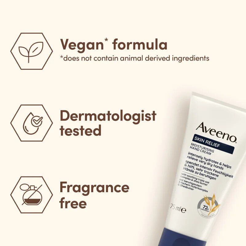 Aveeno Skin Relief Hand Cream vlažilna krema za roke 75 ml