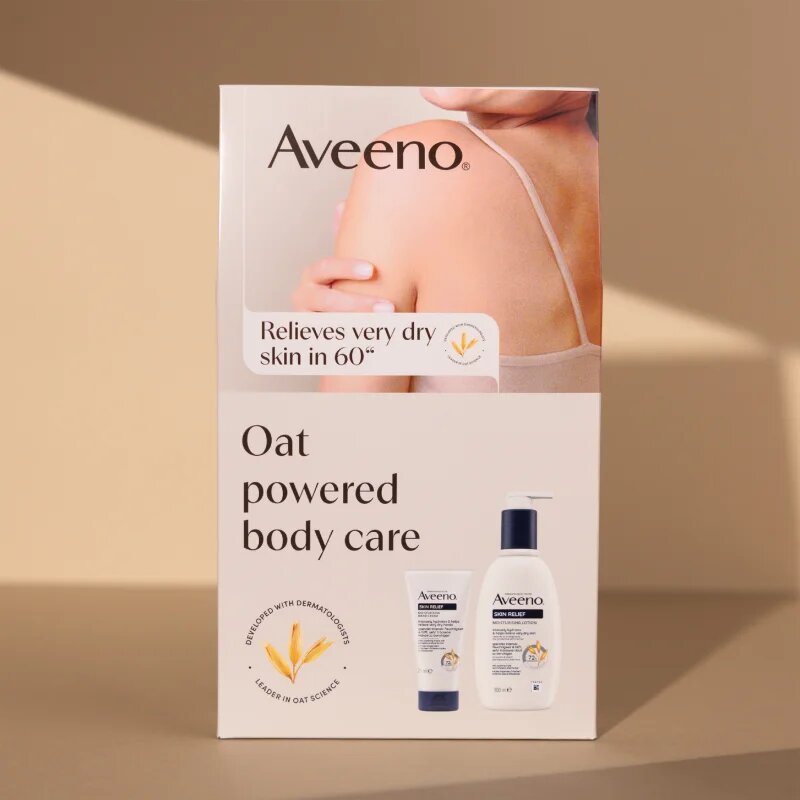 Aveeno Skin Relief intenzivni vlažilni set za suho in občutljivo kožo