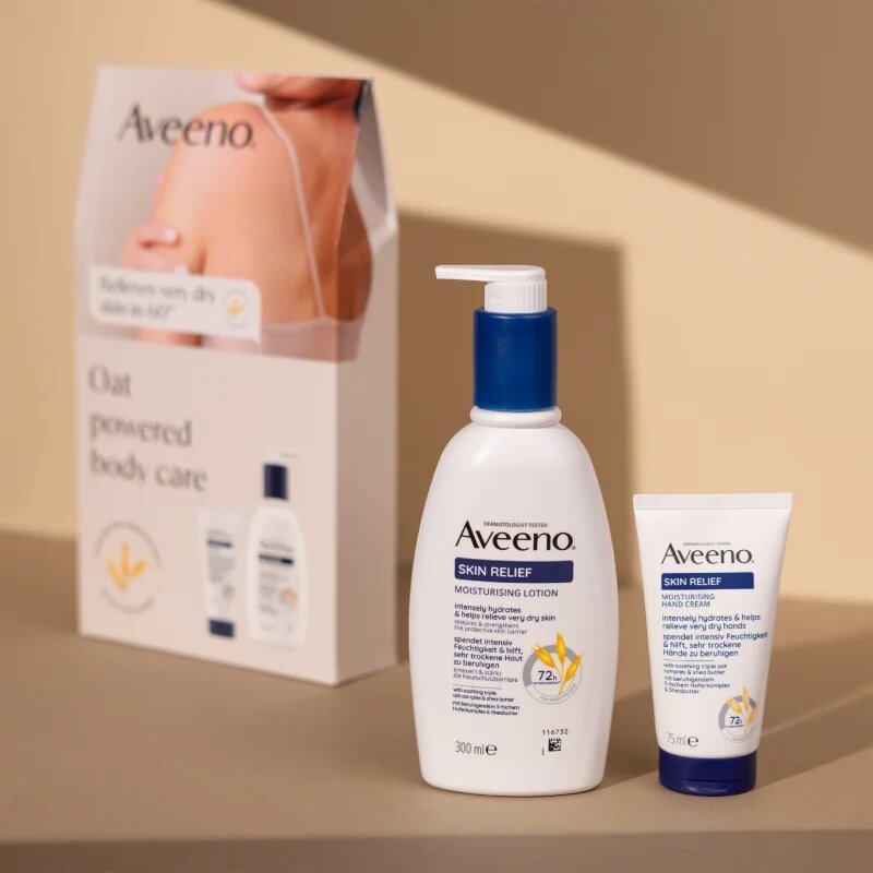 Aveeno Skin Relief intenzivni vlažilni set za suho in občutljivo kožo