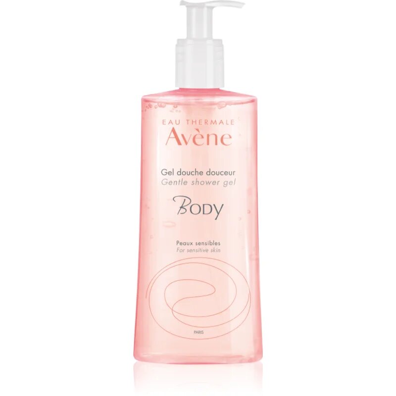 Avène Body nežni gel za prhanje za občutljivo kožo 500 ml