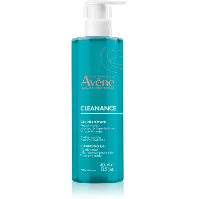 Avène Cleanance Cleansing Gel čistilni gel za mastno k aknam nagnjeno kožo 400 ml