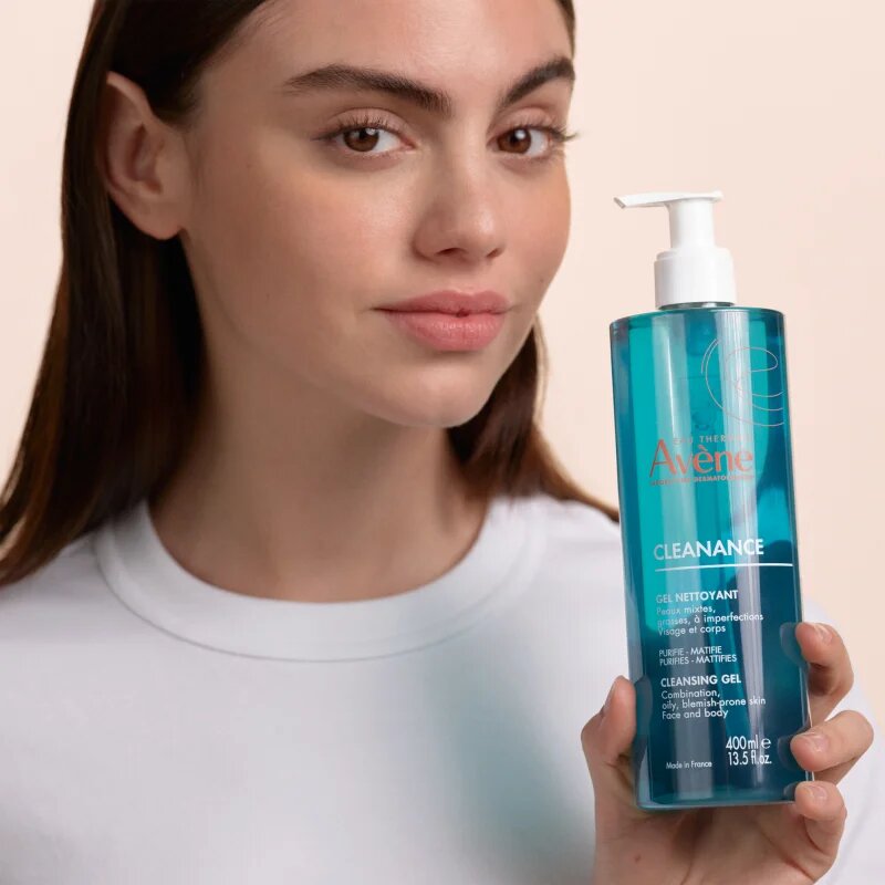 Avène Cleanance Cleansing Gel čistilni gel za mastno k aknam nagnjeno kožo 400 ml