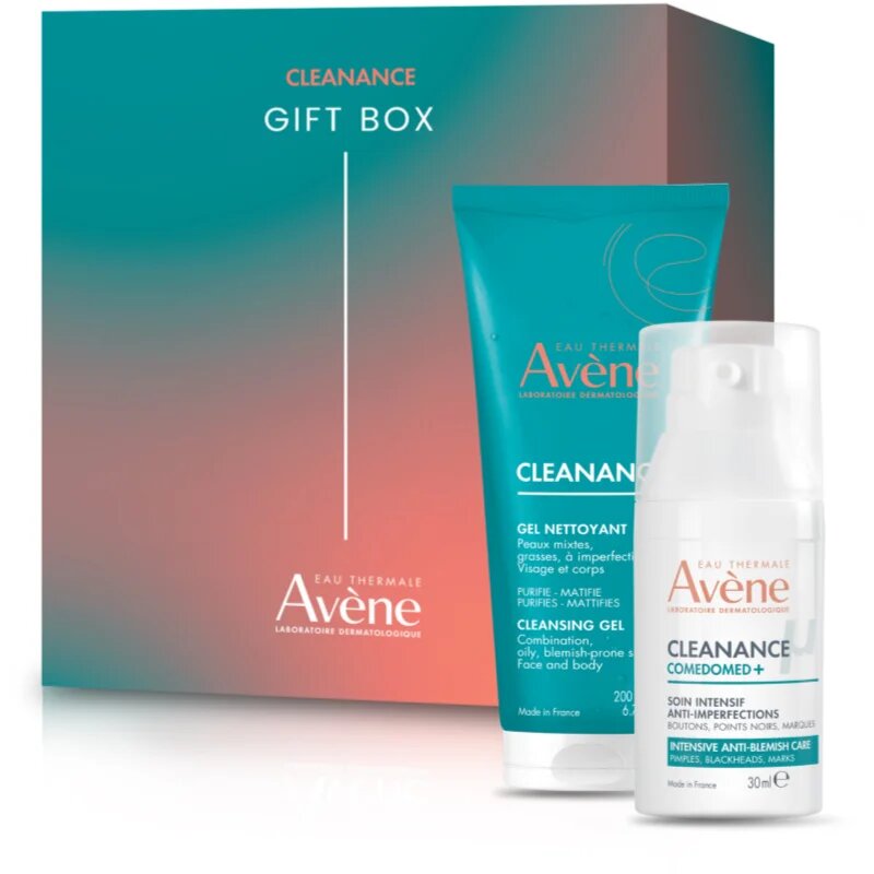 Avène Cleanance Gift Box darilni set za mastno k aknam nagnjeno kožo