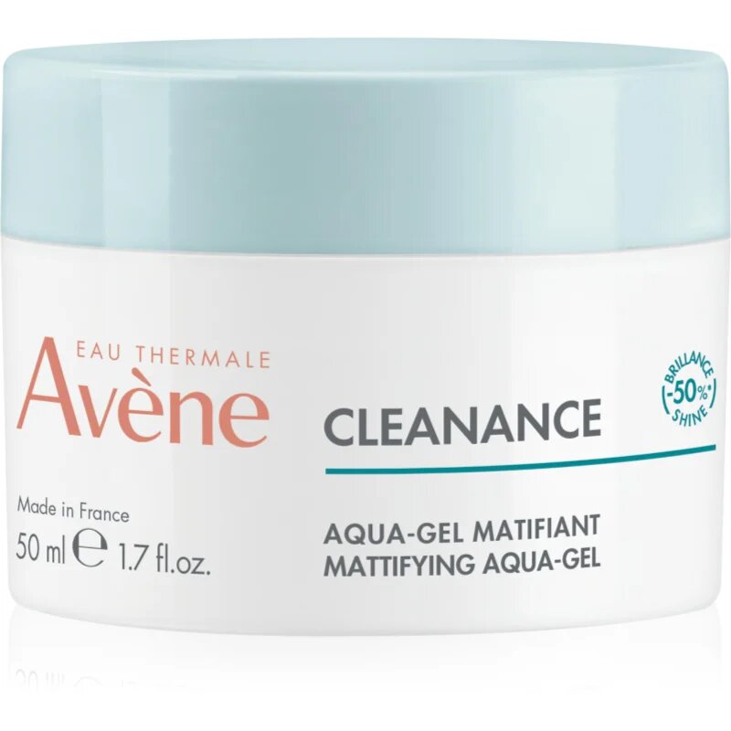 Avène Cleanance Mattifying Aqua-Gel matirajoča in vlažilna gelasta krema za mastno in mešano kožo 50 ml