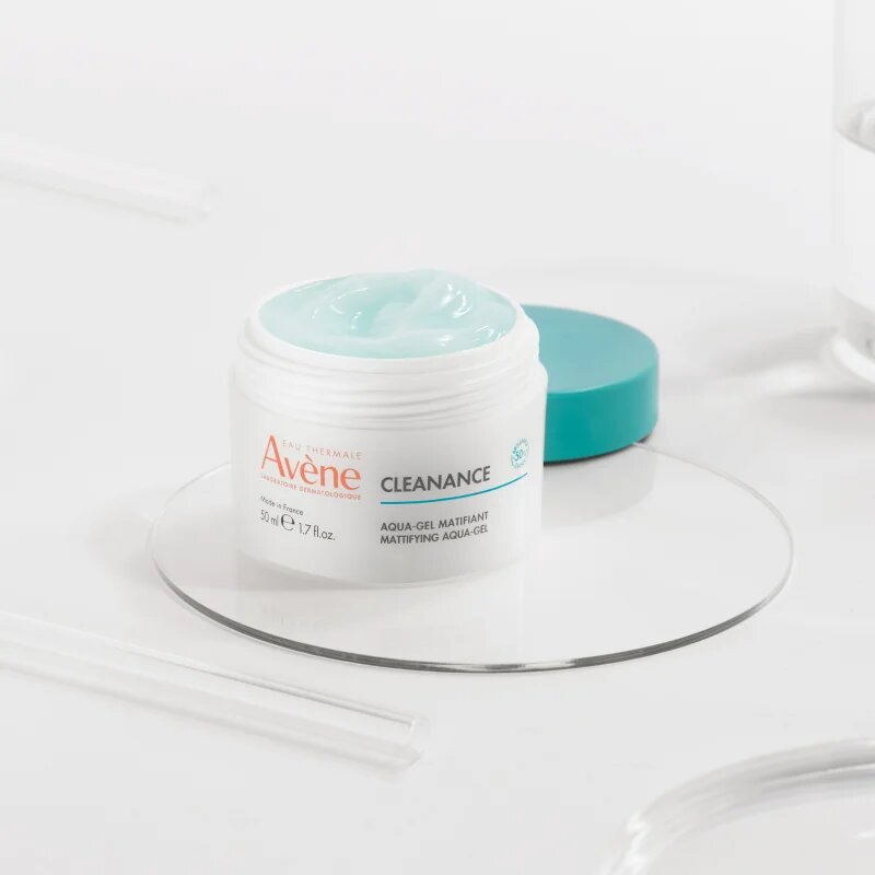 Avène Cleanance Mattifying Aqua-Gel matirajoča in vlažilna gelasta krema za mastno in mešano kožo 50 ml