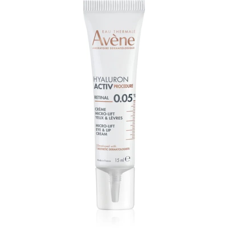 Avène Hyaluron Activ Procedure Micro-Lift Eye & Lip Cream 0.05% Retinal lifting krema z retinalom 15 ml