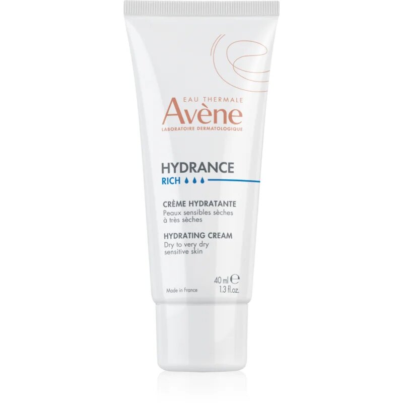Avène Hydrance Rich Hydrating Cream vlažilna krema za suho in zelo suho kožo 40 ml