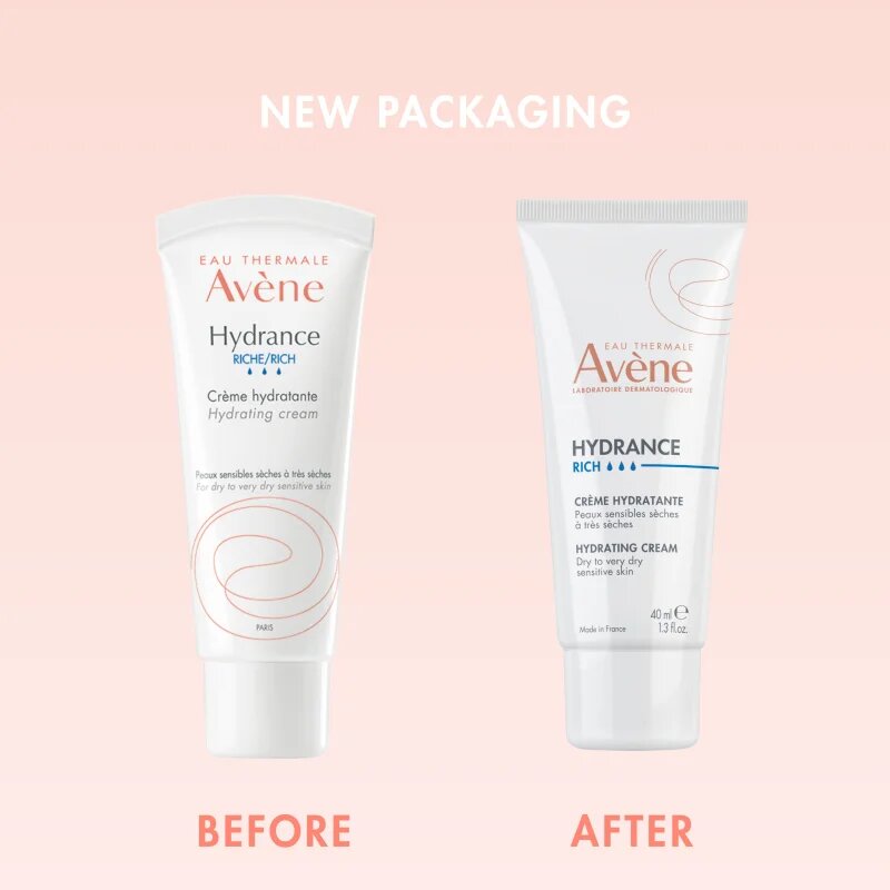 Avène Hydrance Rich Hydrating Cream vlažilna krema za suho in zelo suho kožo 40 ml