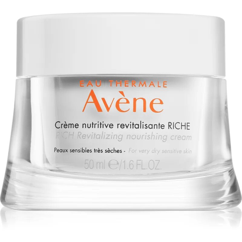 Avène Les Essentiels Rich Revitalizing Nourishing Cream bogata krema za zelo suho in občutljivo kožo 50 ml