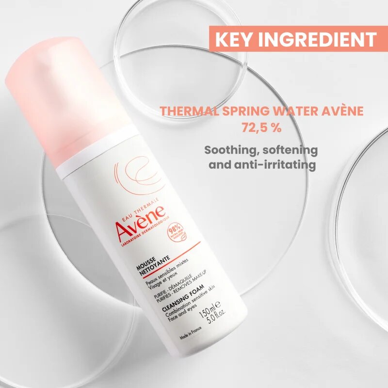 Avène Skin Care čistilna pena za normalno do mešano kožo 150 ml