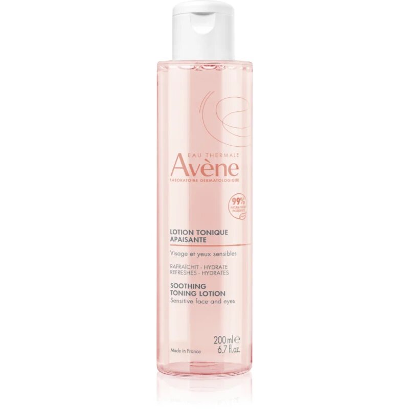 Avène Soothing Toning Lotion pomirjajoči tonik za občutljivo kožo in oči 200 ml