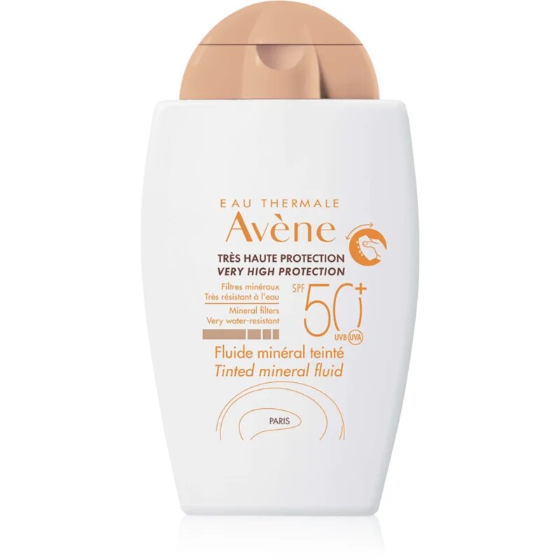 Avène Sun Mineral Fluid Tinted zaščitna nega proti sončnemu sevanju SPF 50+ 40 ml