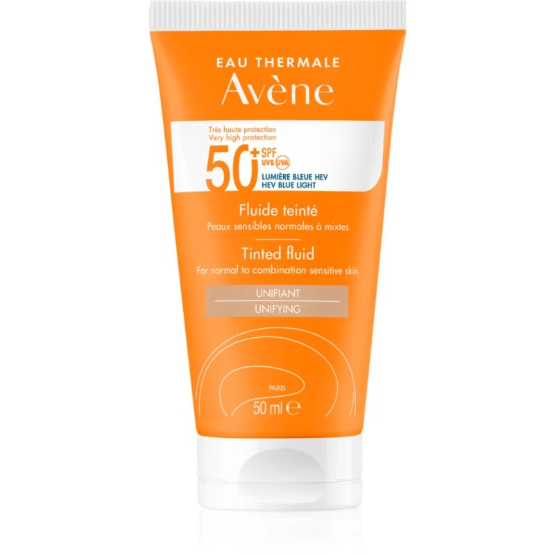 Avène Sun Tinted Fluid lahki tonirani fluid SPF 50+ 50 ml