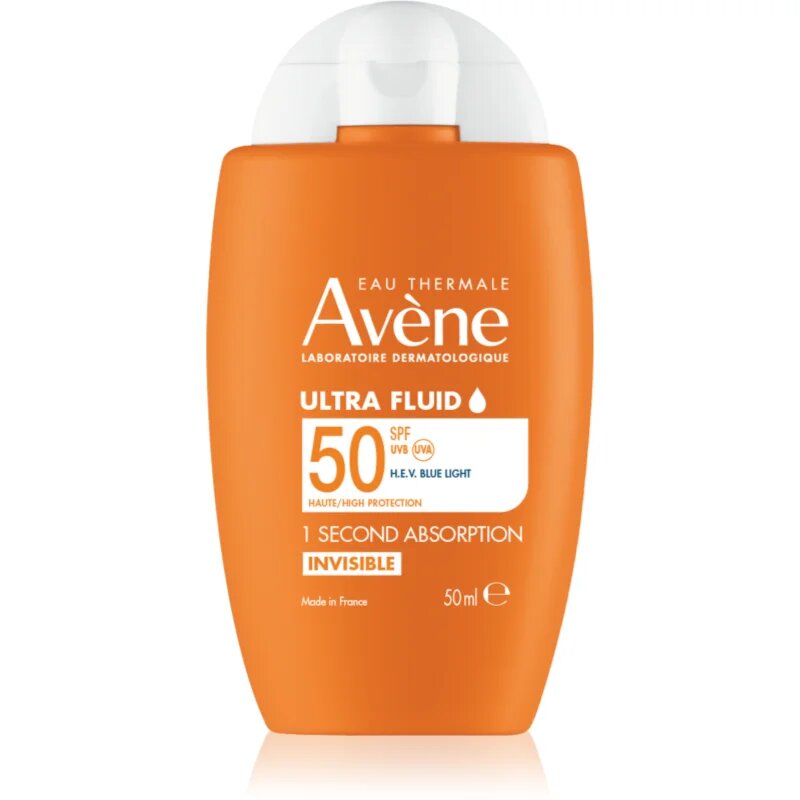 Avène Sun Ultra Fluid Invisible lahki zaščitni fluid SPF 50 50 ml