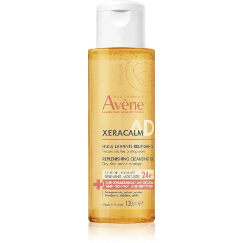 Avène XeraCalm A.D. Lipid-Replenishing Cleansing Oil olje za umivanje ki koži vrača lipide za suho in ekcematozno kožo 100 ml