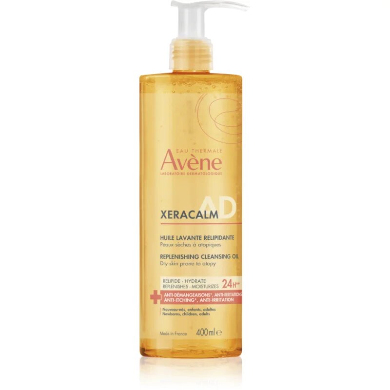 Avène XeraCalm A.D. Lipid-Replenishing Cleansing Oil olje za umivanje ki koži vrača lipide za suho in ekcematozno kožo 400 ml