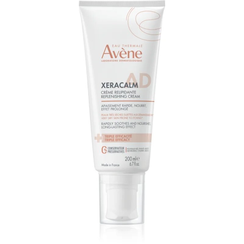 Avène XeraCalm A.D. Lipid-Replenishing Cream krema ki koži vrača lipide za suho do atopijsko kožo 200 ml