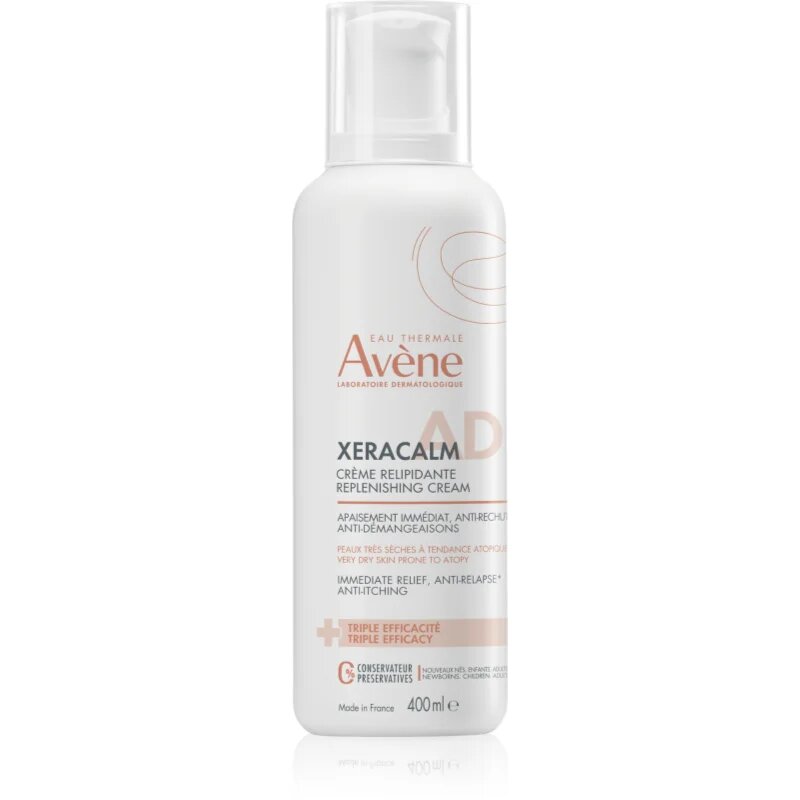 Avène XeraCalm A.D. Lipid-Replenishing Cream krema ki koži vrača lipide za suho do atopijsko kožo 400 ml