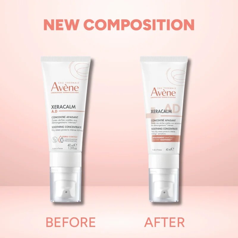 Avène XeraCalm A.D. Soothing Concentrate pomirjevalna nega proti draženju in srbenju kože 40 ml