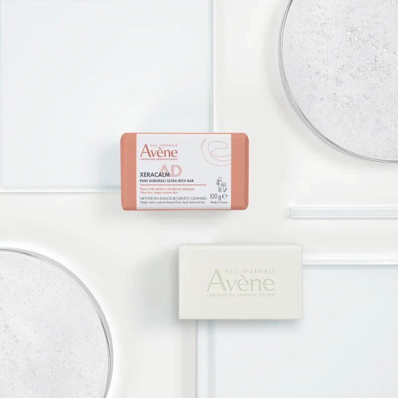 Avène XeraCalm A.D. Ultra-Rich Bar ultra hranilna kocka za umivanje za suho do atopijsko kožo 100 g