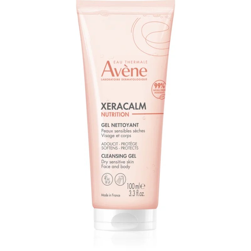 Avène XeraCalm Nutrition Cleansing Gel nežni gel za umivanje za suho in občutljivo kožo 100 ml