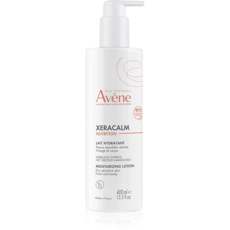 Avène XeraCalm Nutrition vlažilno mleko za obraz in telo za zelo suho kožo 400 ml