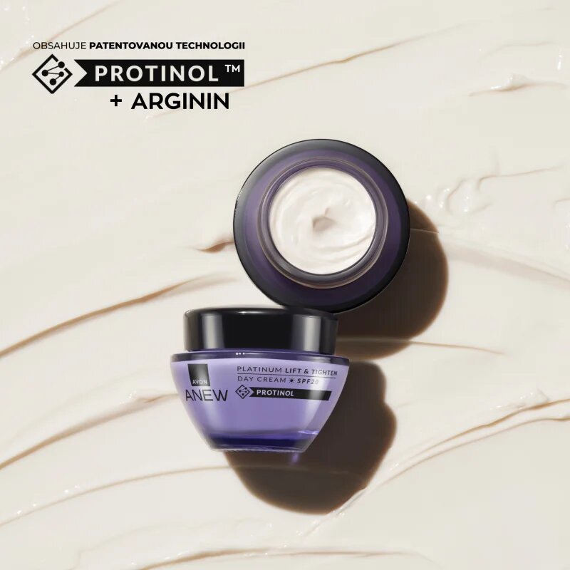 Avon Anew Platinum dnevna lifting krema za učvrstitev kože SPF 20 50 ml