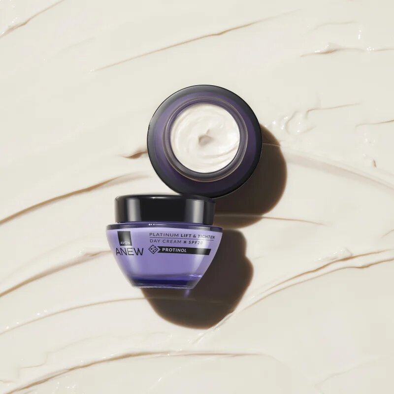 Avon Anew Platinum dnevna lifting krema za učvrstitev kože SPF 20 50 ml