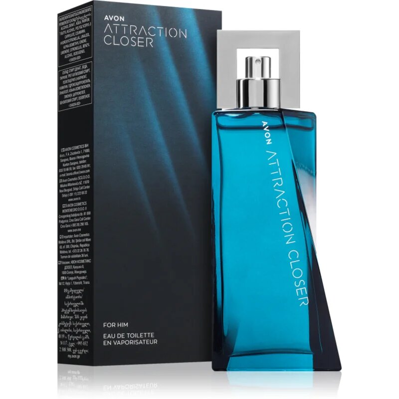 Avon Attraction Closer toaletna voda za moške 75 ml