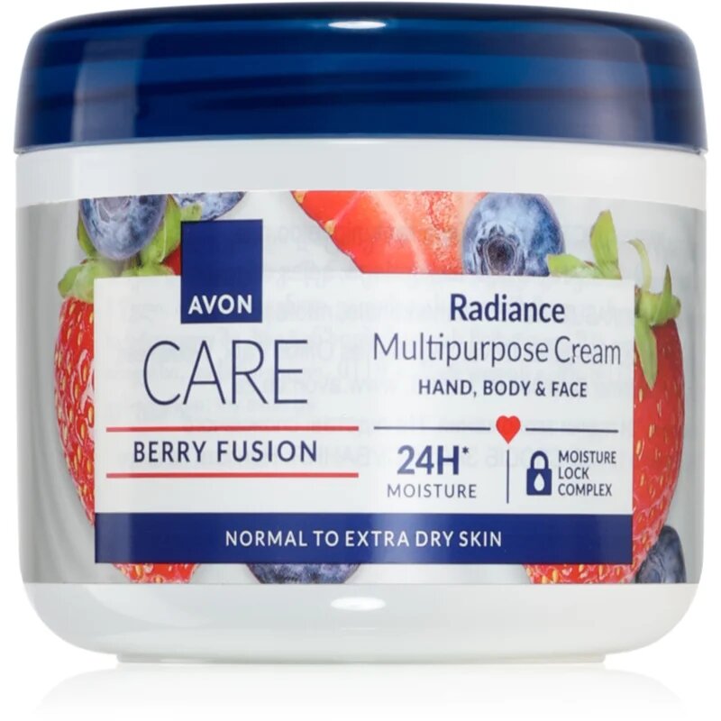 Avon Care Berry Fusion krema za posvetljevanje za obraz in telo 400 ml
