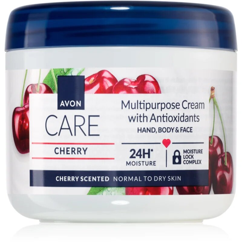 Avon Care Cherry večnamenska krema za obraz roke in telo 400 ml