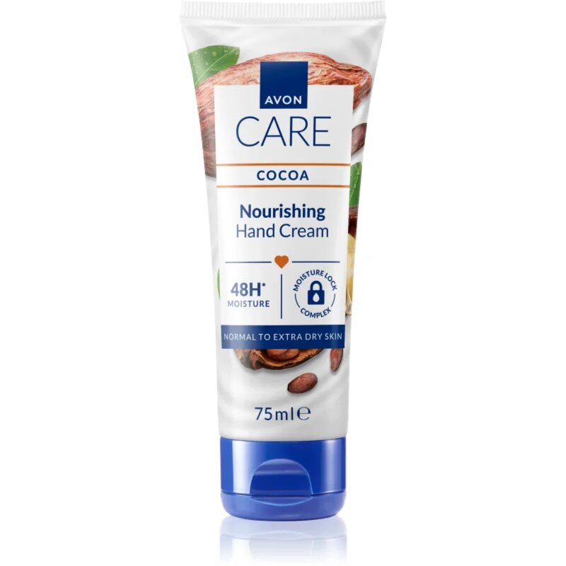 Avon Care Cocoa vlažilna krema za roke s kakavovim maslom 75 ml
