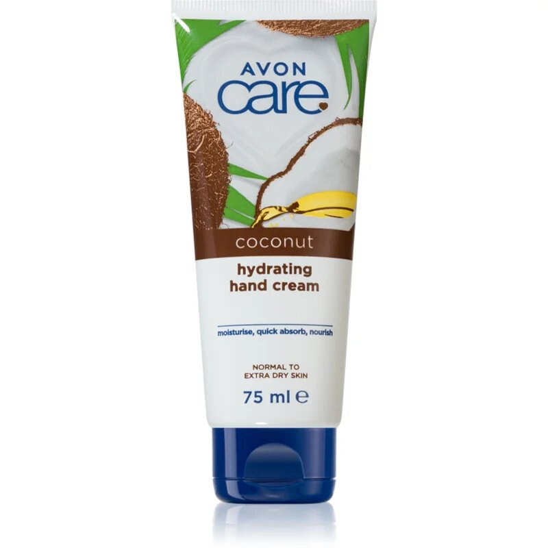 Avon Care Coconut vlažilna krema za roke in nohte 75 ml