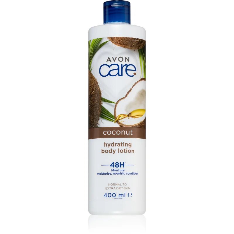 Avon Care Coconut vlažilni losjon za telo s kokosovim oljem 400 ml