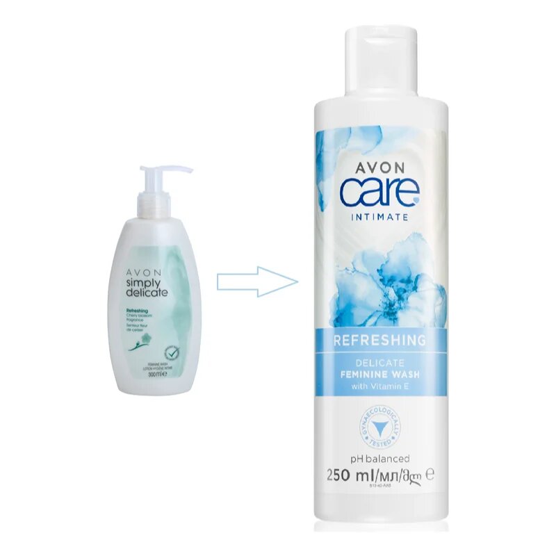Avon Care Intimate Refreshing sveži gel za intimno higieno z vitaminom E 250 ml