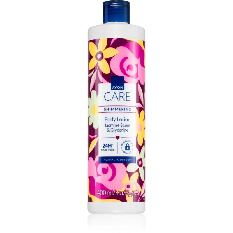 Avon Care Jasmine Scent & Glycerine bleščeči losjon za normalno in suho kožo 400 ml