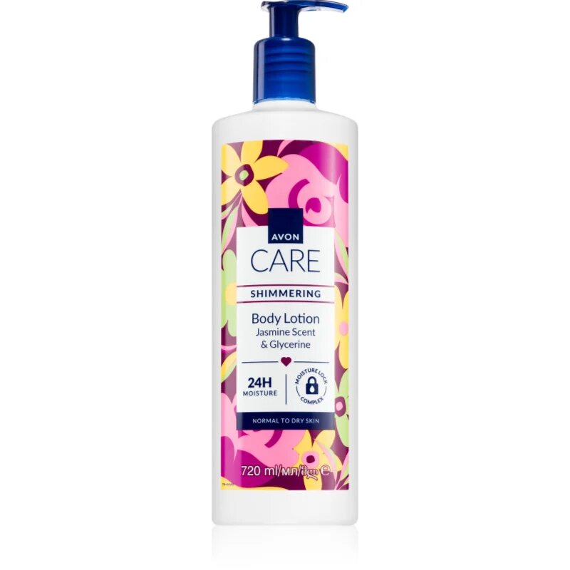 Avon Care Jasmine Scent & Glycerine bleščeči losjon za normalno in suho kožo 720 ml