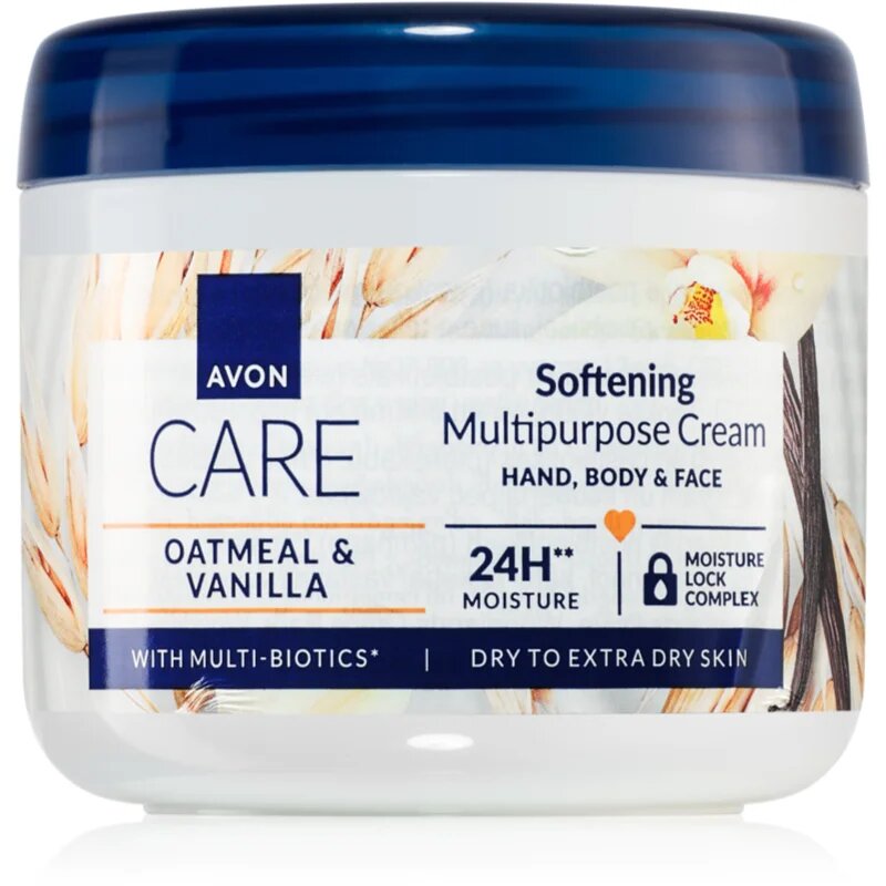 Avon Care Oatmeal & Vanilla večnamenska krema za obraz roke in telo 400 ml