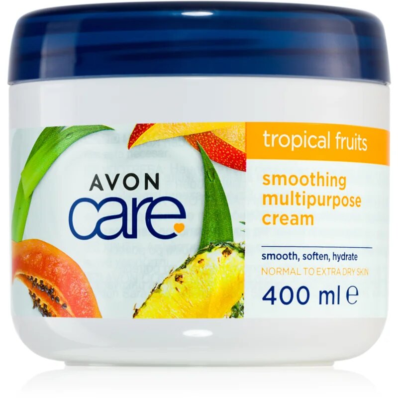Avon Care Tropical Fruits večnamenska krema za roke noge in telo 400 ml