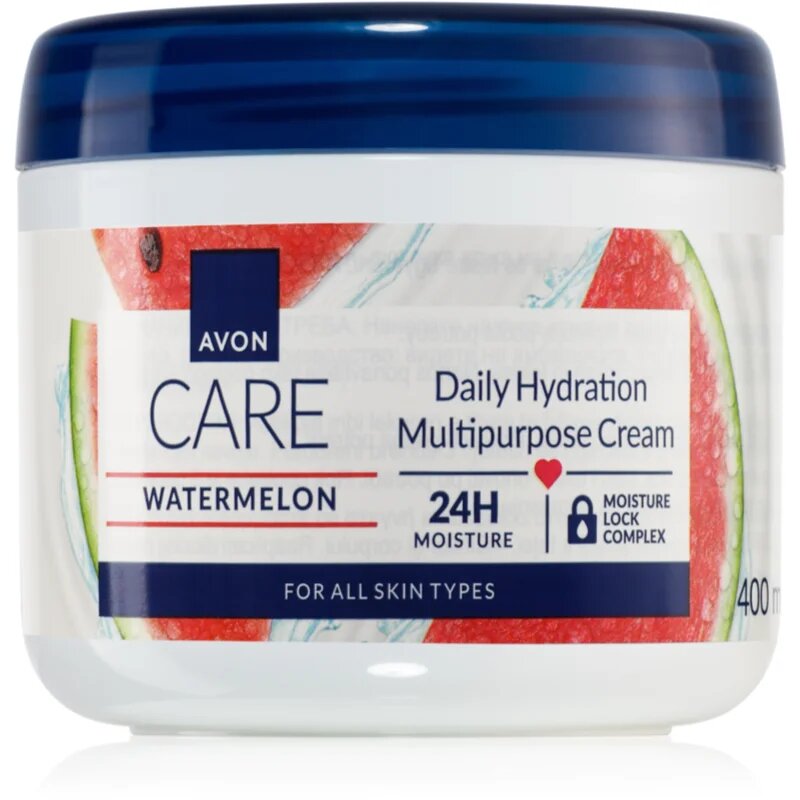 Avon Care Watermelon večnamenska krema za obraz in telo 400 ml