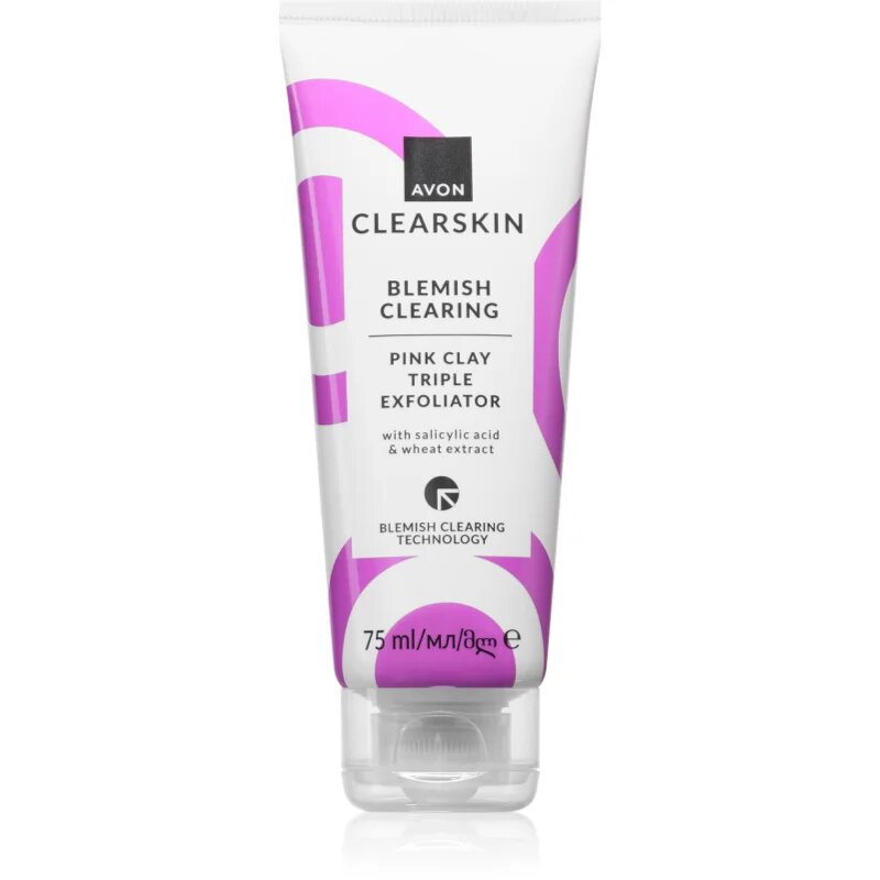Avon Clearskin Blemish Clearing čistilni piling za obraz proti aknam 75 ml